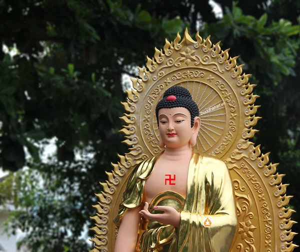Hình ảnh Phật đẹp 3D với hào quang rực rỡ
