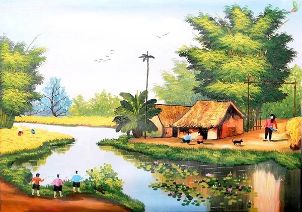 Top 100 Mẫu tranh phong cảnh đẹp ấn tượng trang trí nội ngoại thất - Việt Architect Group - Kiến Trúc Sư Việt Nam