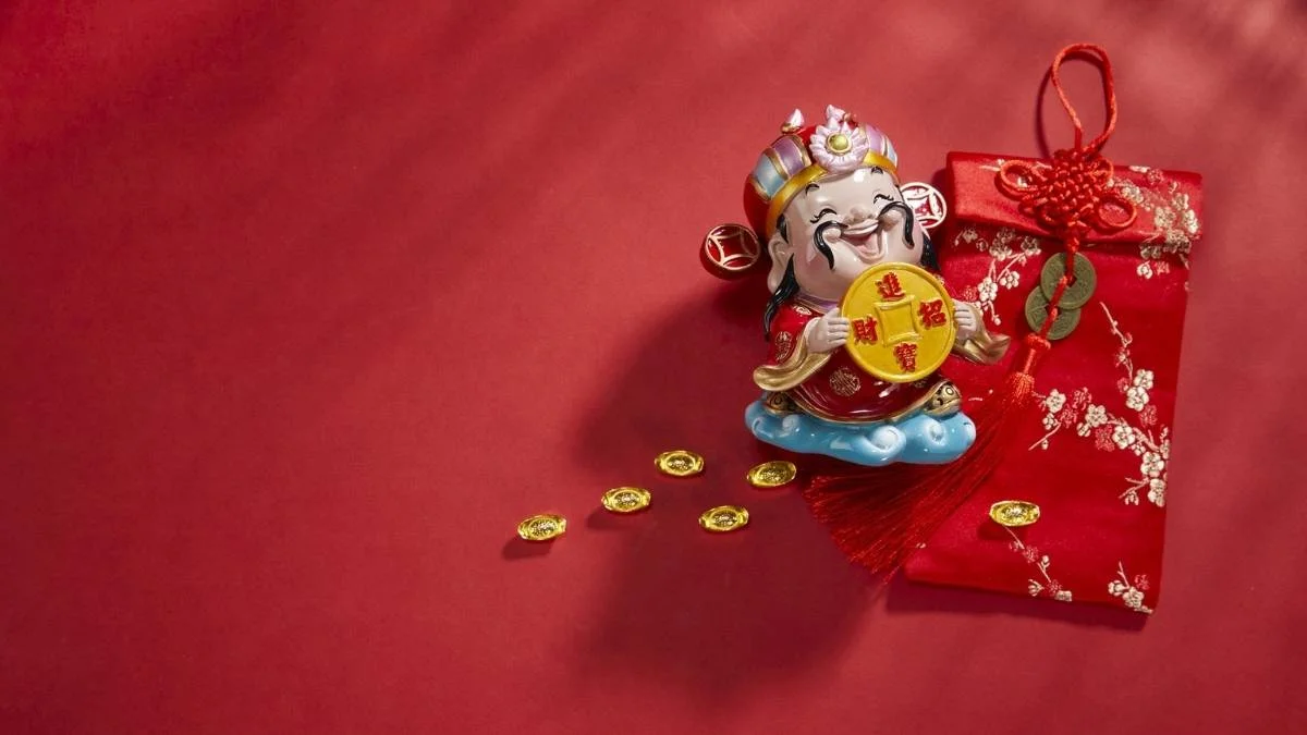 Hình nền may mắn thu hút tài lộc vàng