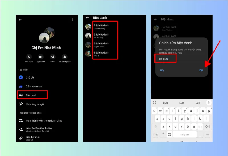 Hình 4 trong bộ sưu tập ảnh luật nhóm trên messenger