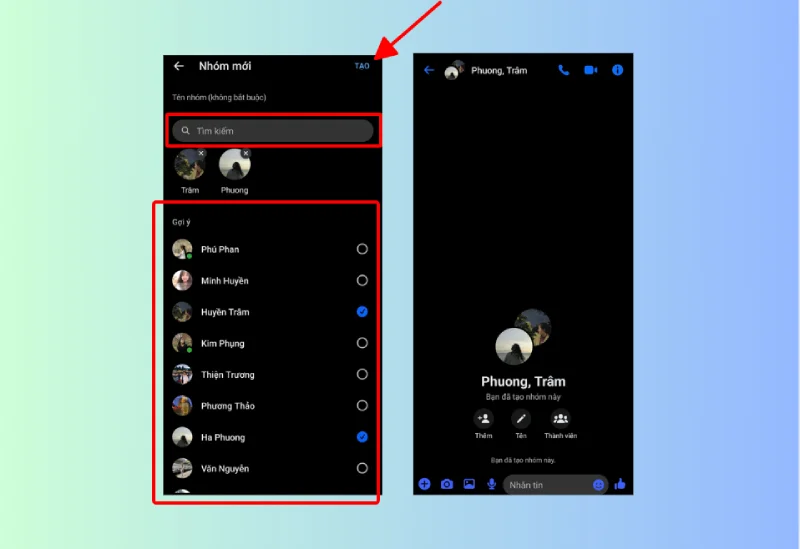Ảnh 2 minh hoạ ảnh luật nhóm trên messenger