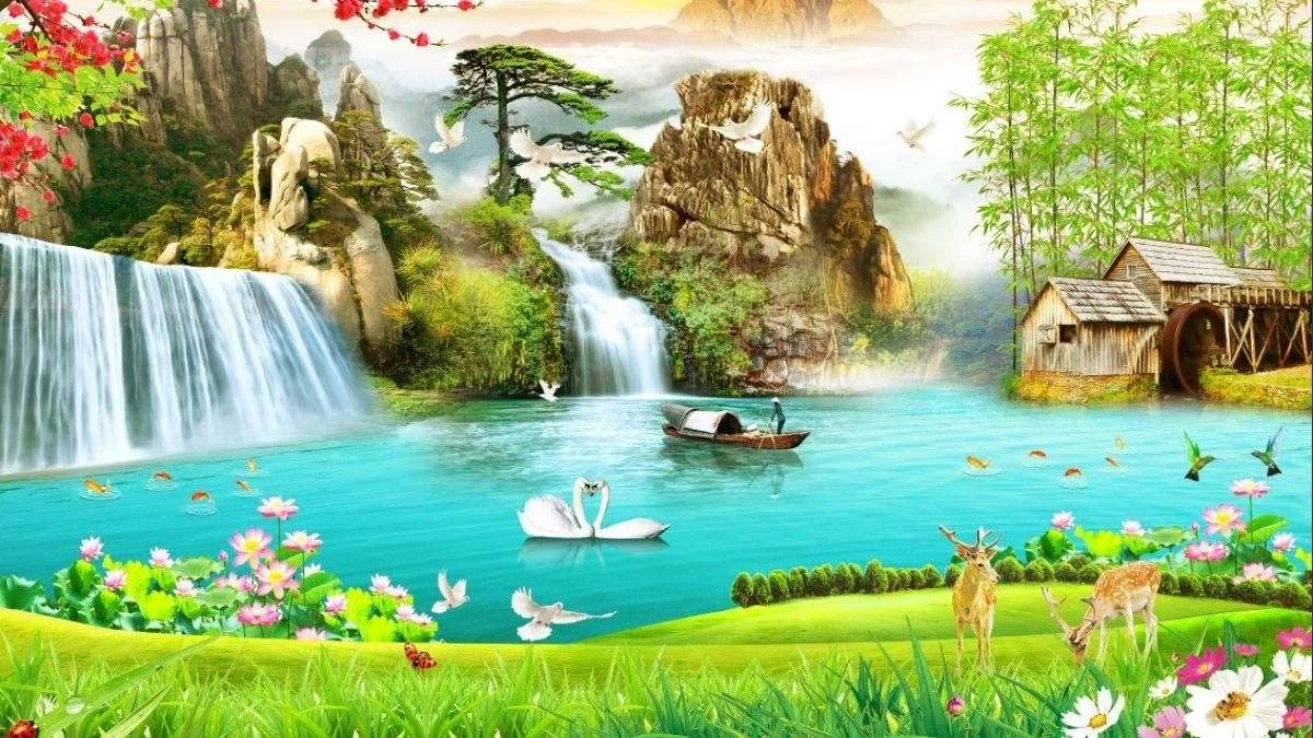 Tranh phong cảnh rừng núi (2)