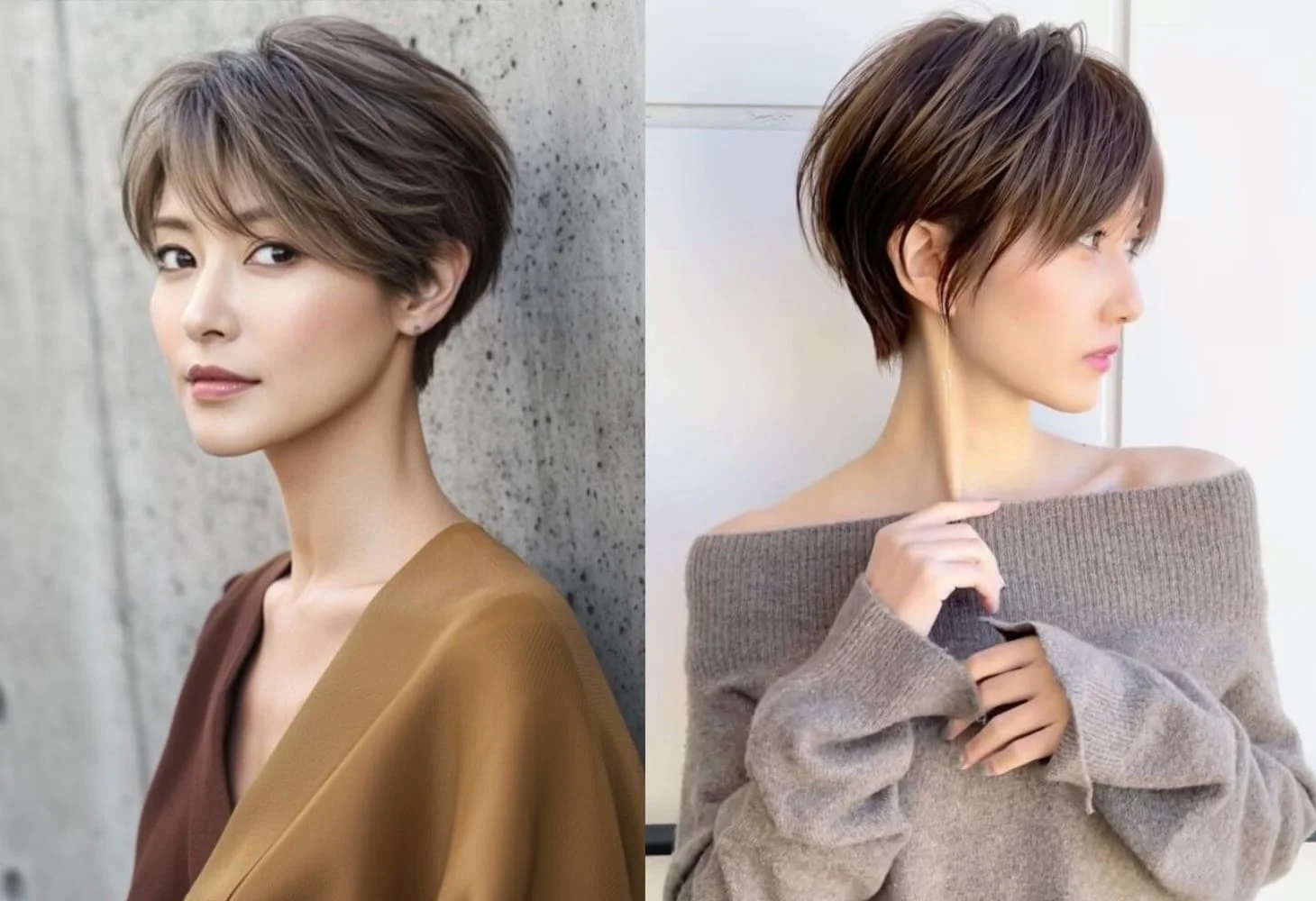 Kiểu tóc tém tỉa cao gáy gọn gàng