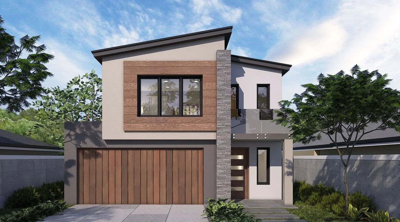 Nhà 2 tầng thường có kết cấu kiến trúc 1 tầng trệt và 1 tầng lầu (Nguồn: Sưu tầm)