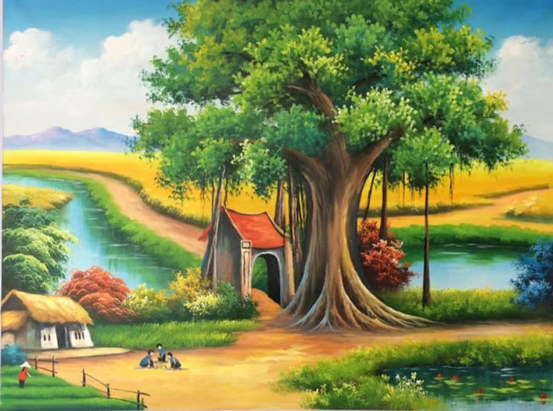 Ảnh 2 minh hoạ vẽ tranh phong cảnh