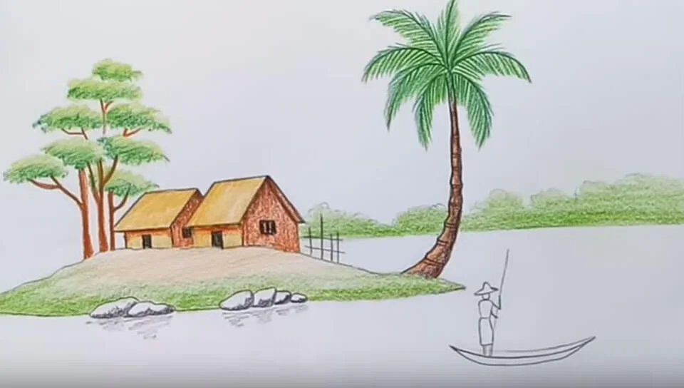 Tuyển chọn vẽ tranh phong cảnh — hình 13