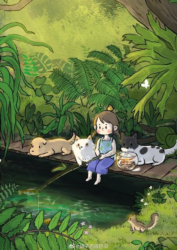 Tranh phong cảnh có người | Vẽ công viên, Vẽ tranh môi trường, Phong cảnh anime
