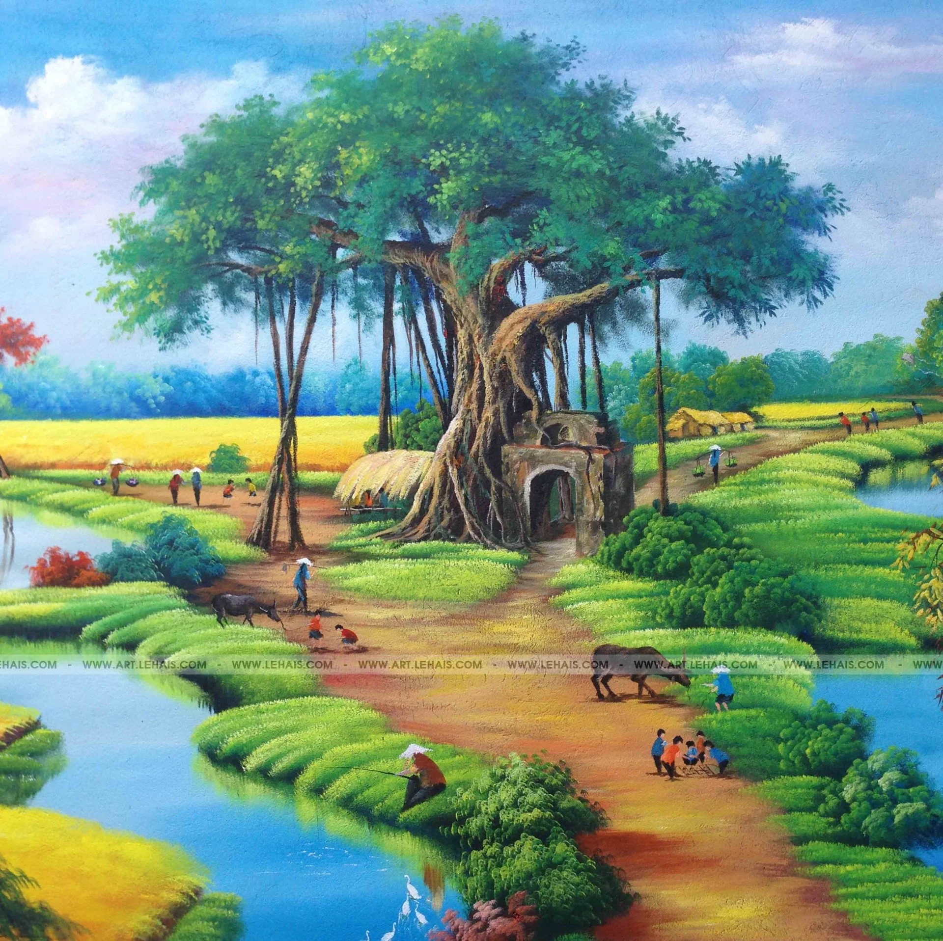 Tuyển chọn vẽ tranh phong cảnh — hình 5