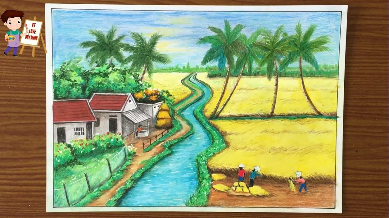 vẽ tranh phong cảnh — ảnh 9