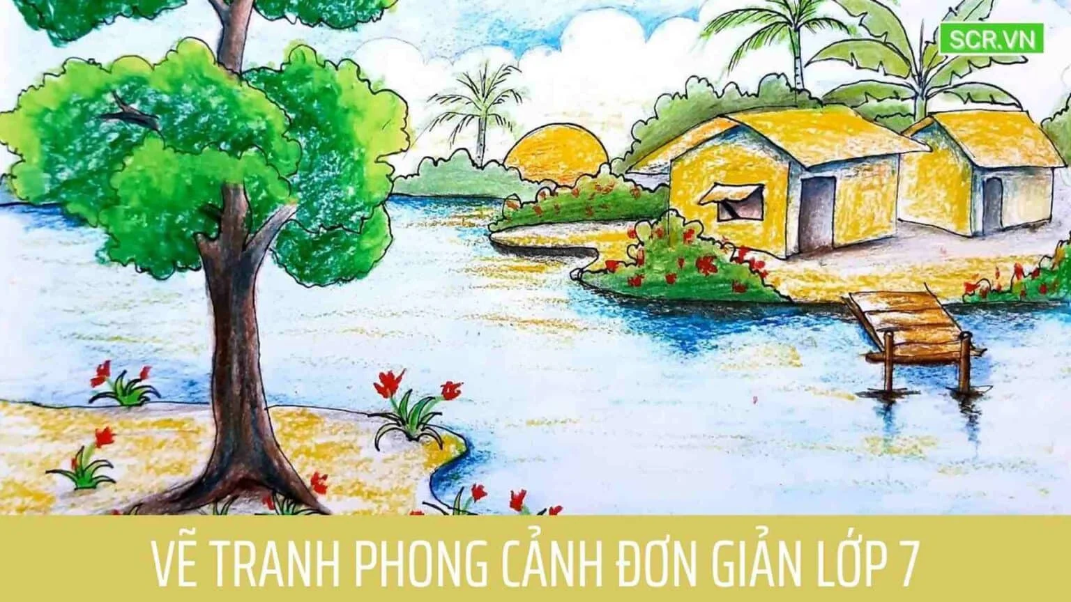 Ảnh 10 minh hoạ vẽ tranh phong cảnh
