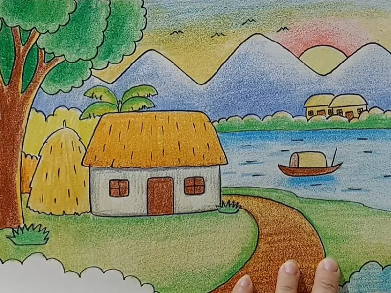 Hướng dẫn cách vẽ tranh phong cảnh đơn giản cho người mới