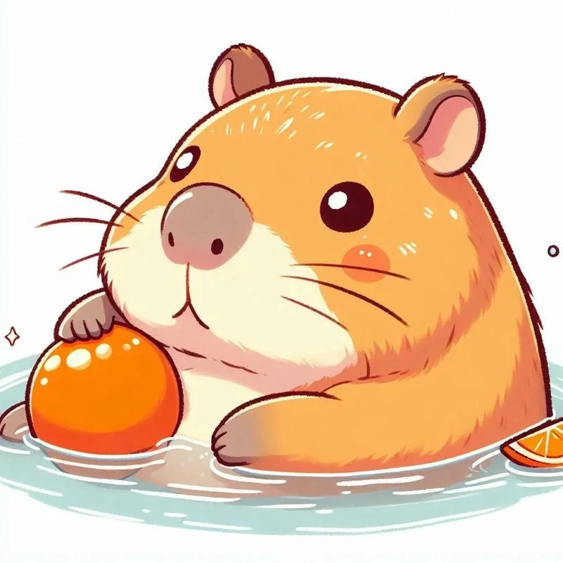 Cập nhật hình nền điện thoại capybara cute chibi siêu dễ thương