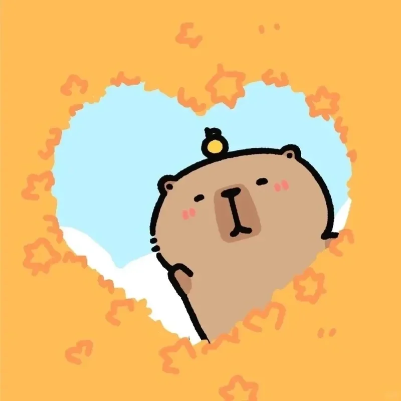 Đổi mới hình nền điện thoại capybara chibi cực ngầu