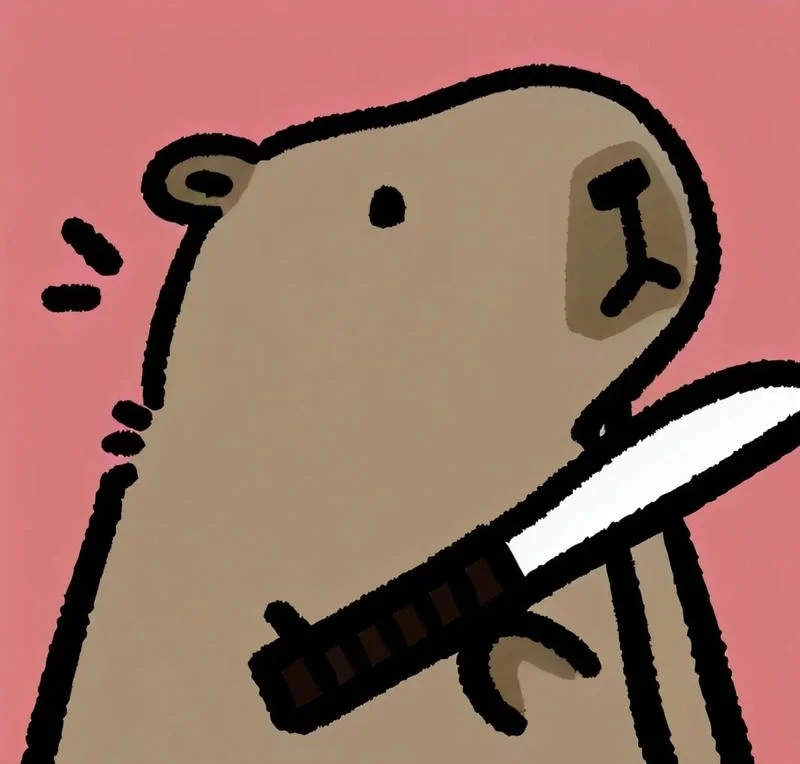 Lưu trữ hình ảnh capybara chibi cute ấn tượng