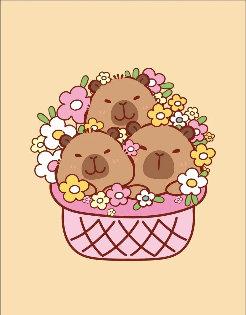 Cập nhật chibi cute ảnh capybara cute chibi hot