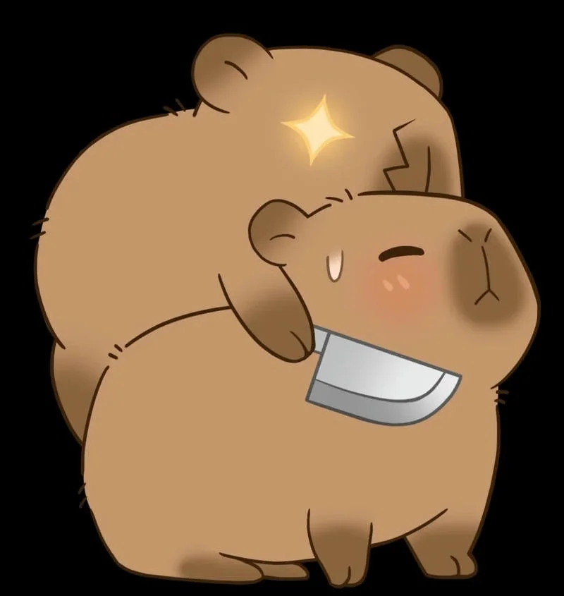 Chọn làm chibi avatar capybara chibi cute cực xinh