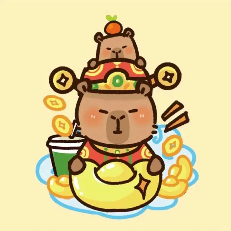 Khám phá hình ảnh nền capybara chibi cute cực kỳ bắt mắt