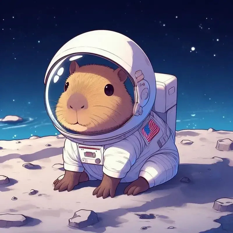 Ngắm nhìn hình capybara chibi dễ thương mỗi ngày