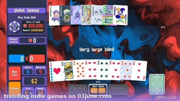 Game bài chiến thuật phong cách roguelike với đồ họa sặc sỡ