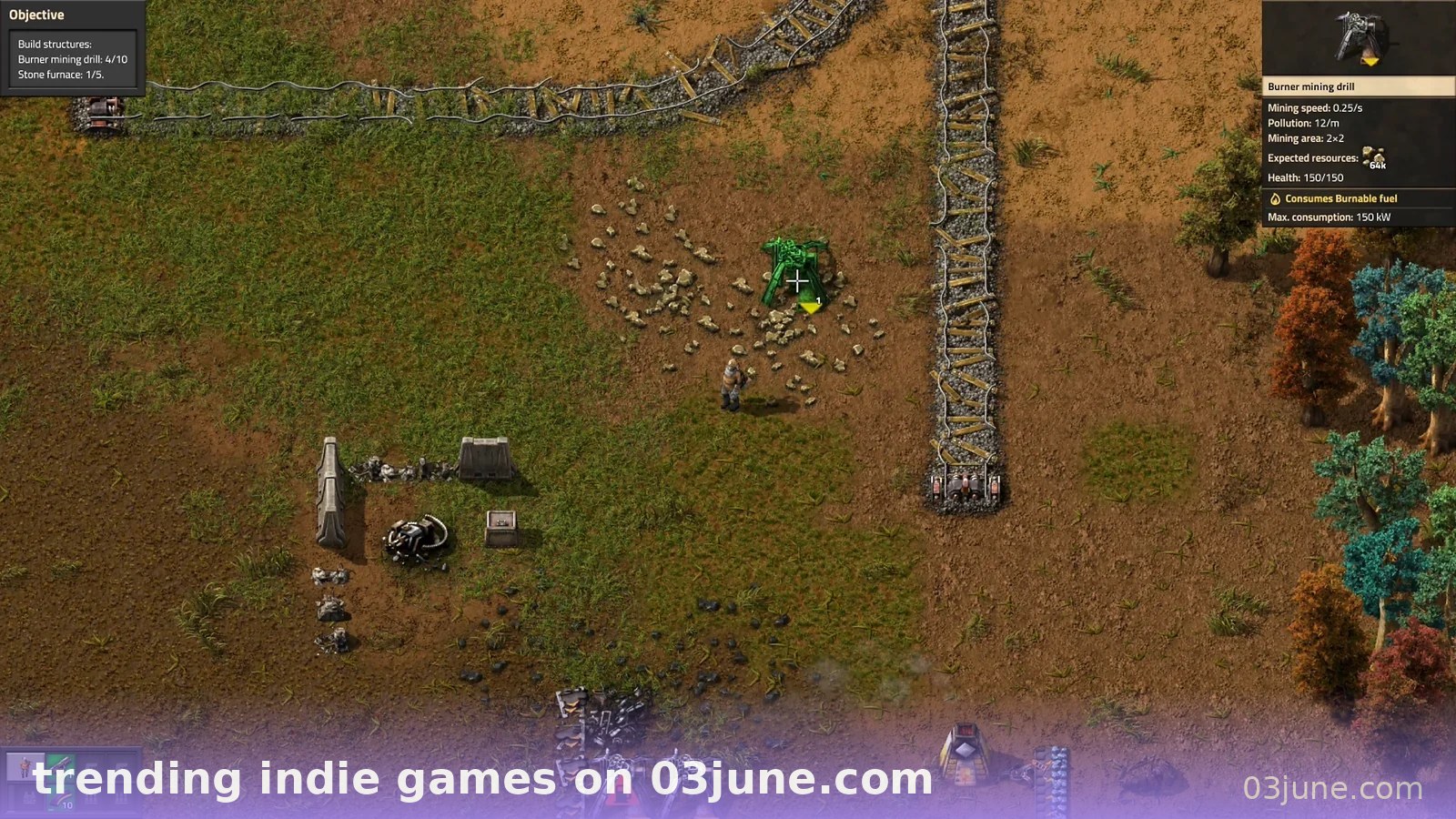 Game indie mô phỏng top-down địa hình đồng cỏ và sa mạc