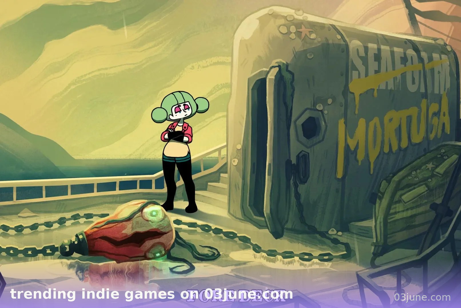 Game indie phiêu lưu Seafarm Mortusa