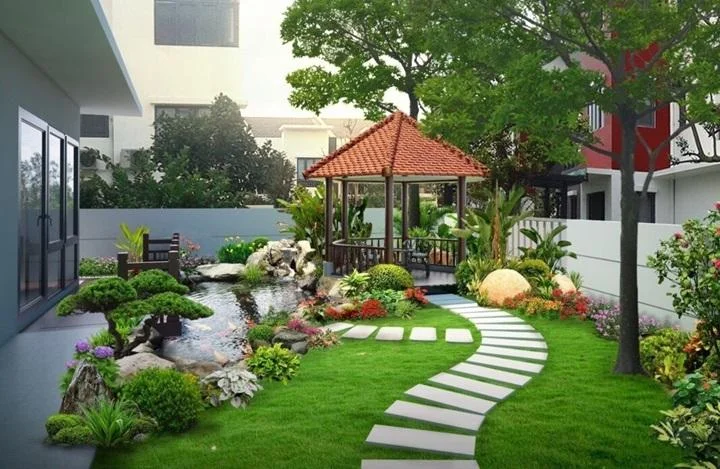 Những Mẫu Sân Vườn Đẹp Nhà Cấp 4 Hot Nhất 2025