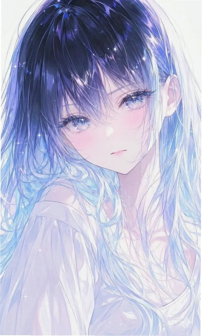 Anime girl xinh đẹp với trang phục nữ tính