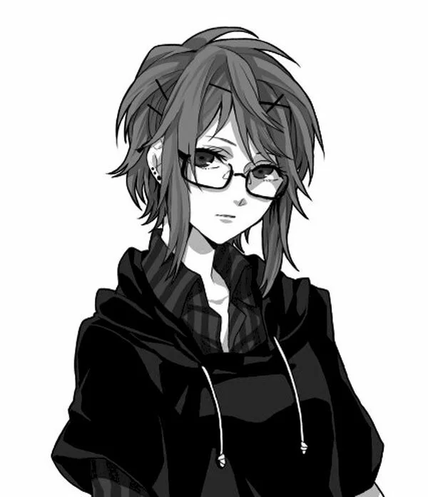 Khám phá bộ sưu tập lạnh lùng hình anime nữ ngầu trắng đen đầy ấn tượng
