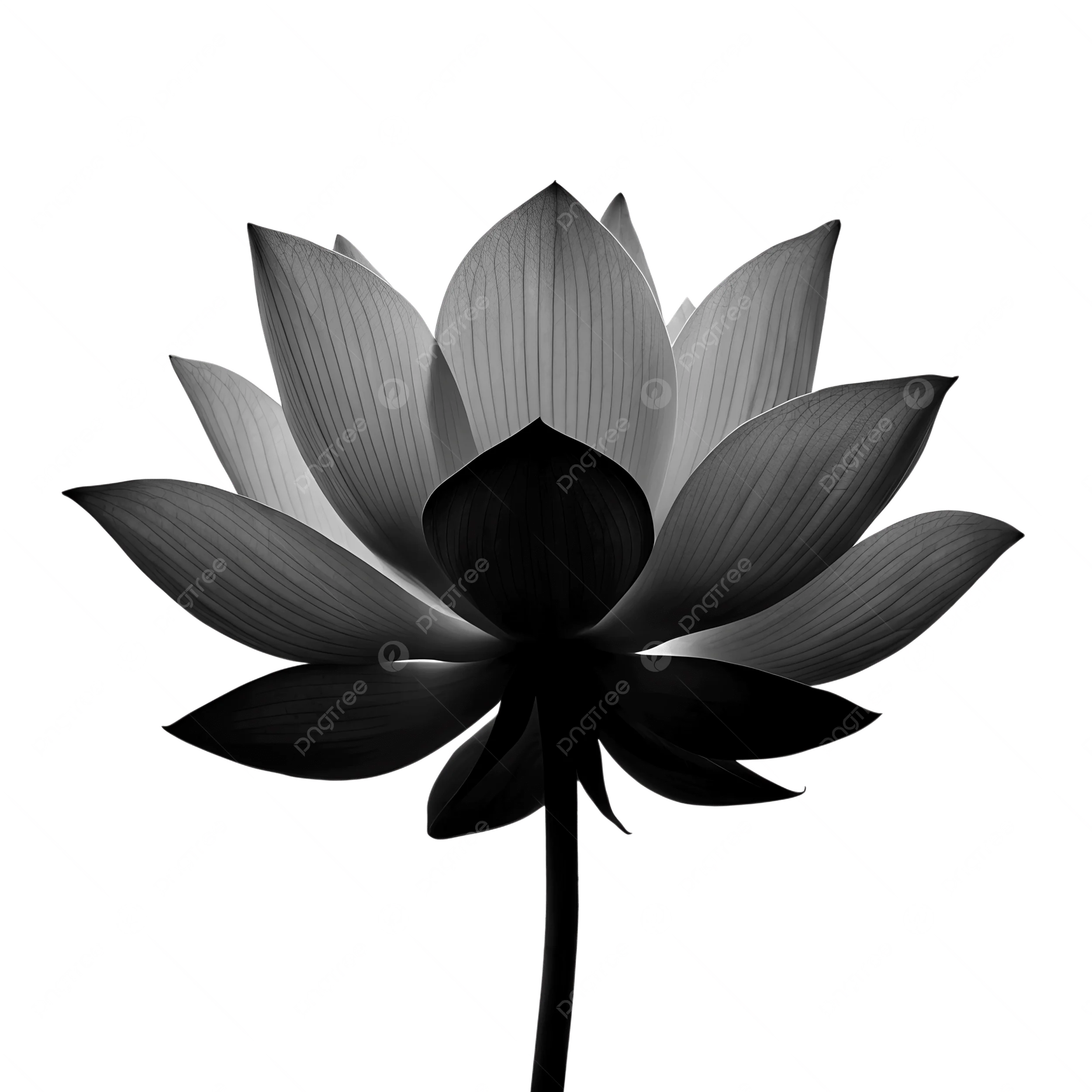 Hình ảnh Lotus đen Tối Giản PNG , Hoa Sen, đen, Hình Bóng PNG trong suốt và Vector để tải xuống miễn phí