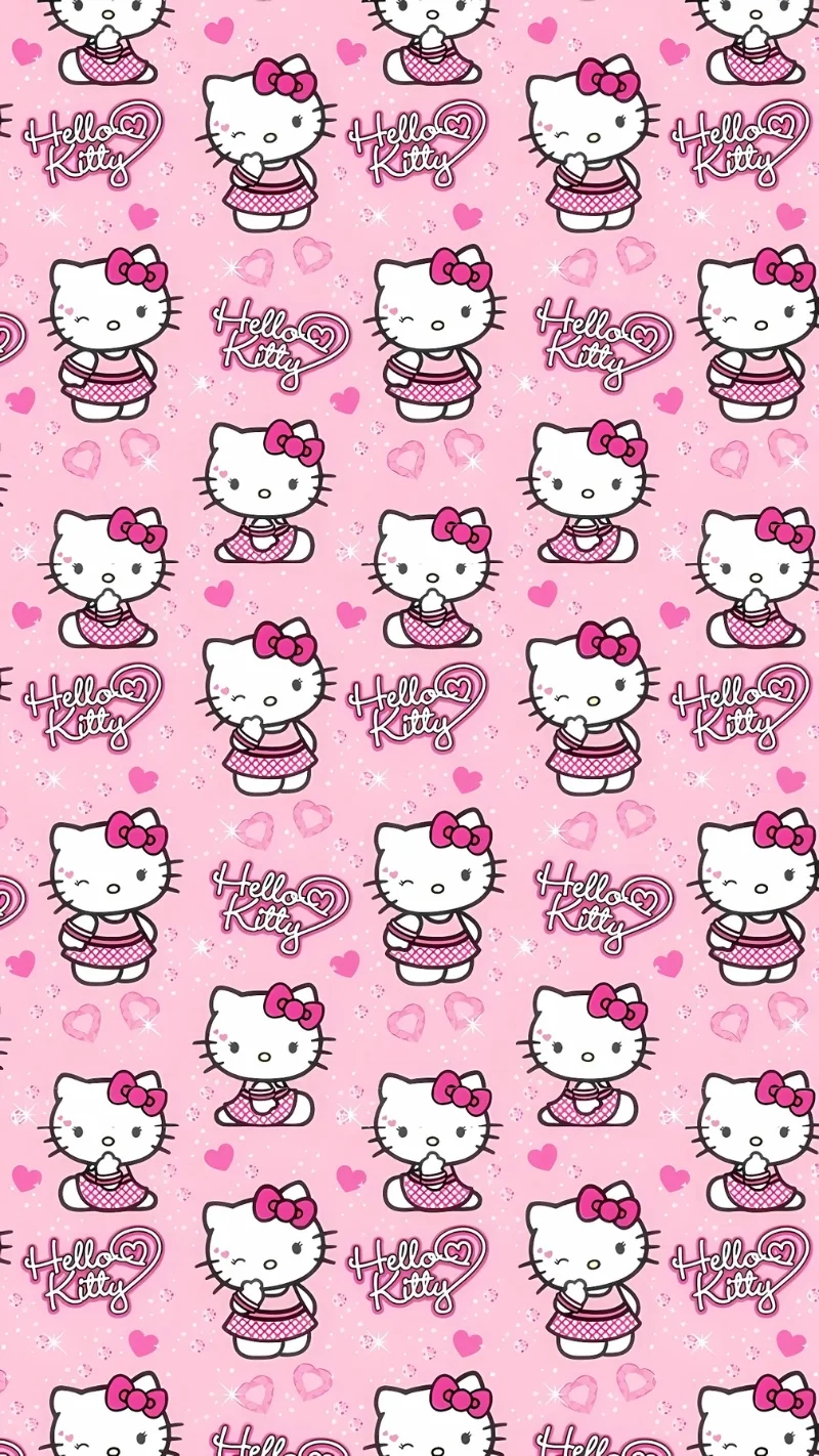 TOP 255+ Hình nền Hello Kitty màu hồng siêu ĐÁNG YÊU, đẹp, cực nét