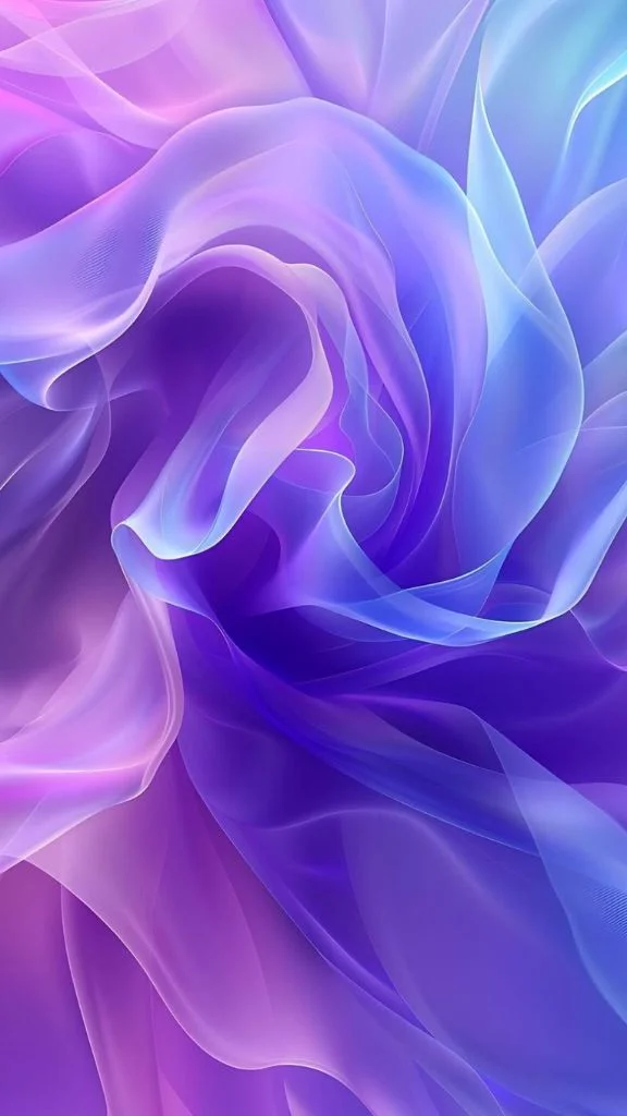 Hình nền abstract vải lung linh màu tím xanh, dùng làm hình nền điện thoại Samsung