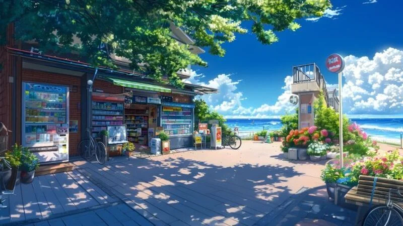 Hình ảnh anime phong cảnh đẹp (6)