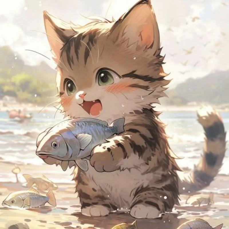 Tuyển chọn avatar ảnh mèo cute — hình 13