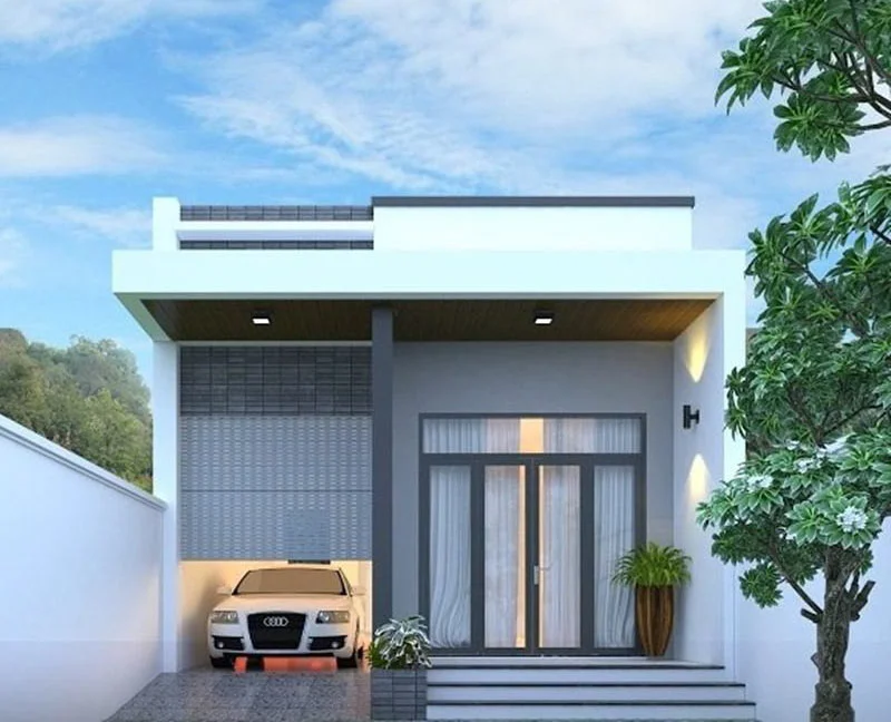 Mẫu nhà cấp 4 6x20