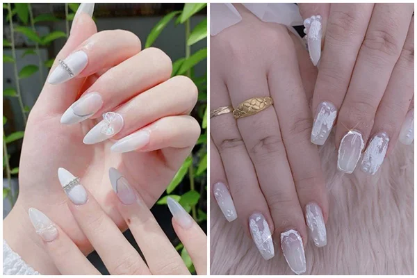 20+ Mẫu Nail Màu Trắng Sữa Đơn Giản, Thanh Lịch