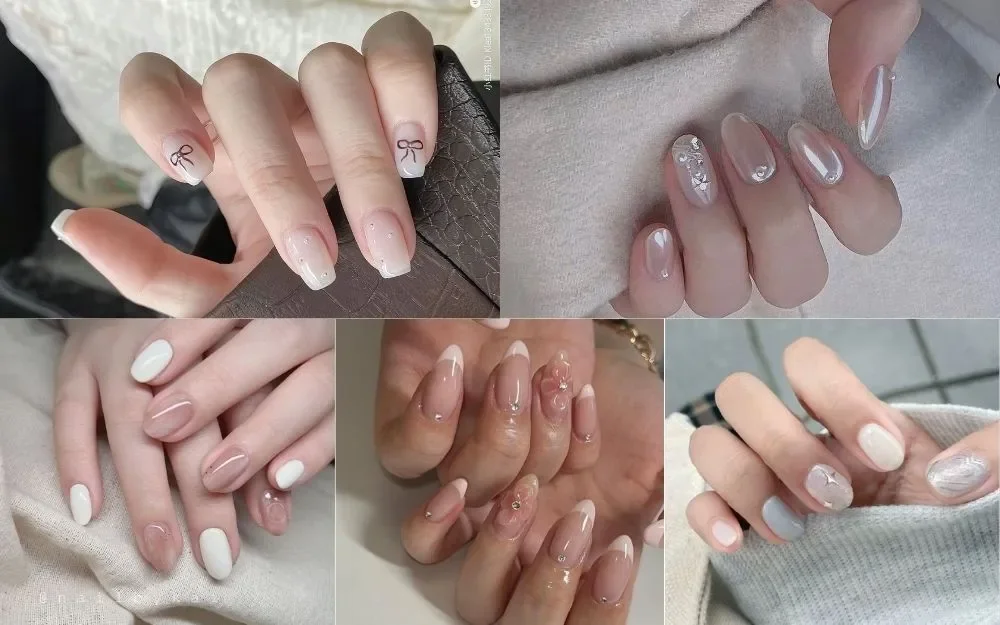 Gợi Ý 100+ Mẫu Nail Màu Trắng Tôn Da, Hot Trend Hiện Nay - 16