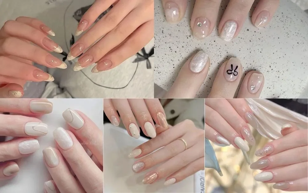 Gợi Ý 100+ Mẫu Nail Màu Trắng Tôn Da, Hot Trend Hiện Nay - 15