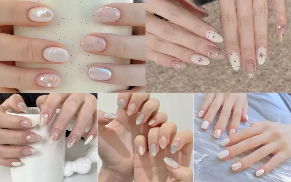 Gợi Ý 100+ Mẫu Nail Màu Trắng Tôn Da, Hot Trend Hiện Nay - 3